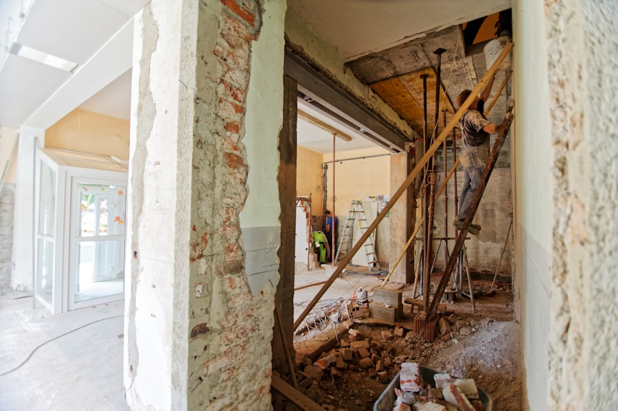 House under renovation